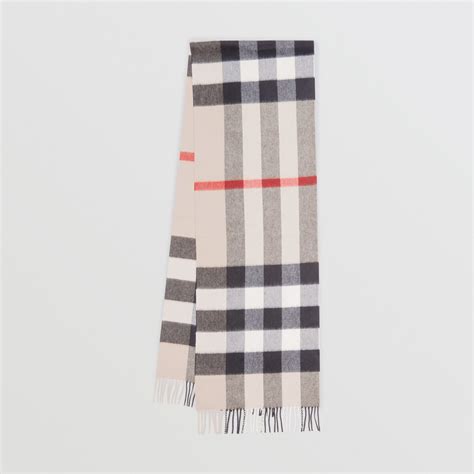 burberry exaggerated check cashmere scarf|Burberry cashmere check scarf price.